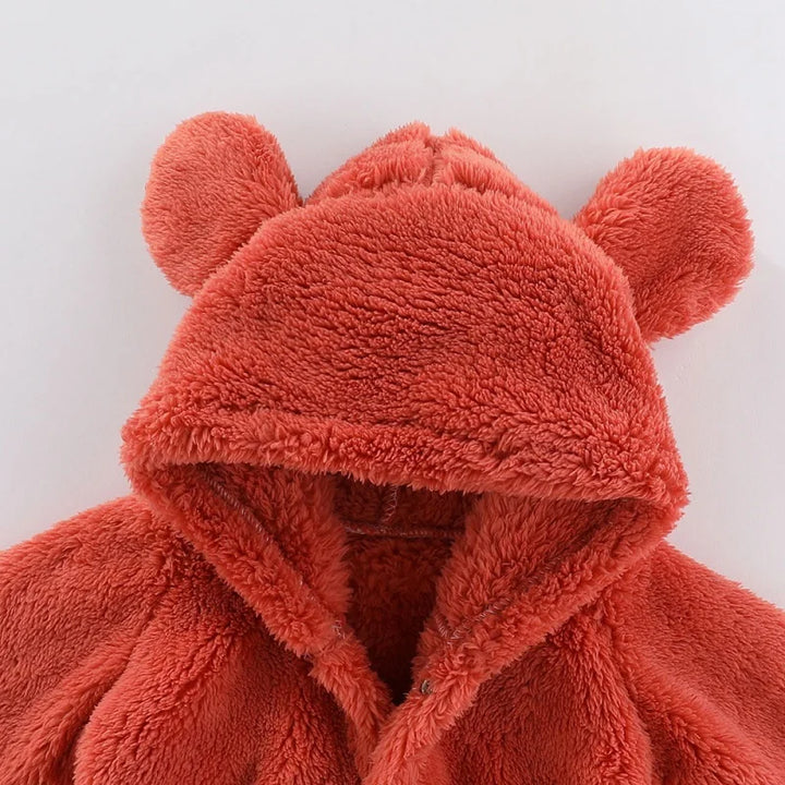 Varm Fleece Onesie | Mjuk Jumpsuit för Små Barn och Småbarn