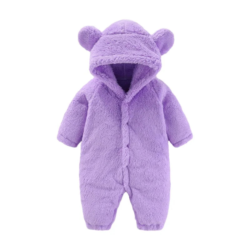Varm Fleece Onesie | Mjuk Jumpsuit för Små Barn och Småbarn