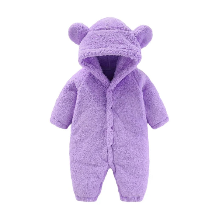 Varm Fleece Onesie | Mjuk Jumpsuit för Små Barn och Småbarn