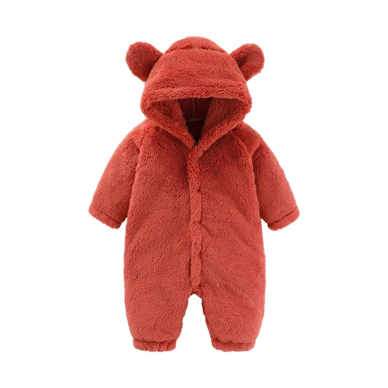 Varm Fleece Onesie | Mjuk Jumpsuit för Små Barn och Småbarn