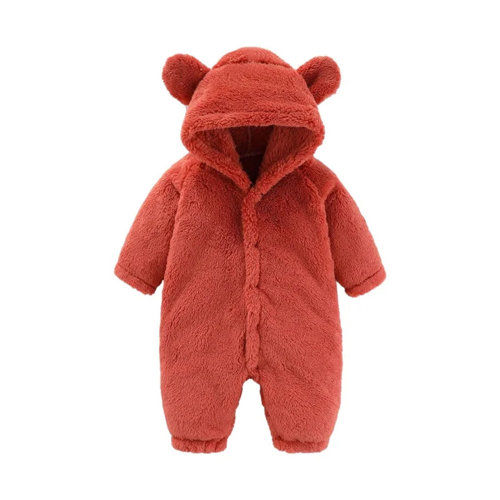 Varm Fleece Onesie | Mjuk Jumpsuit för Små Barn och Småbarn