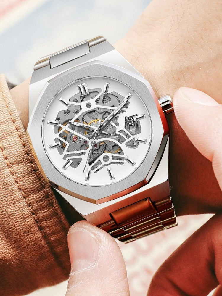 Blaise | Stilren Kronograf Med Läder Armband