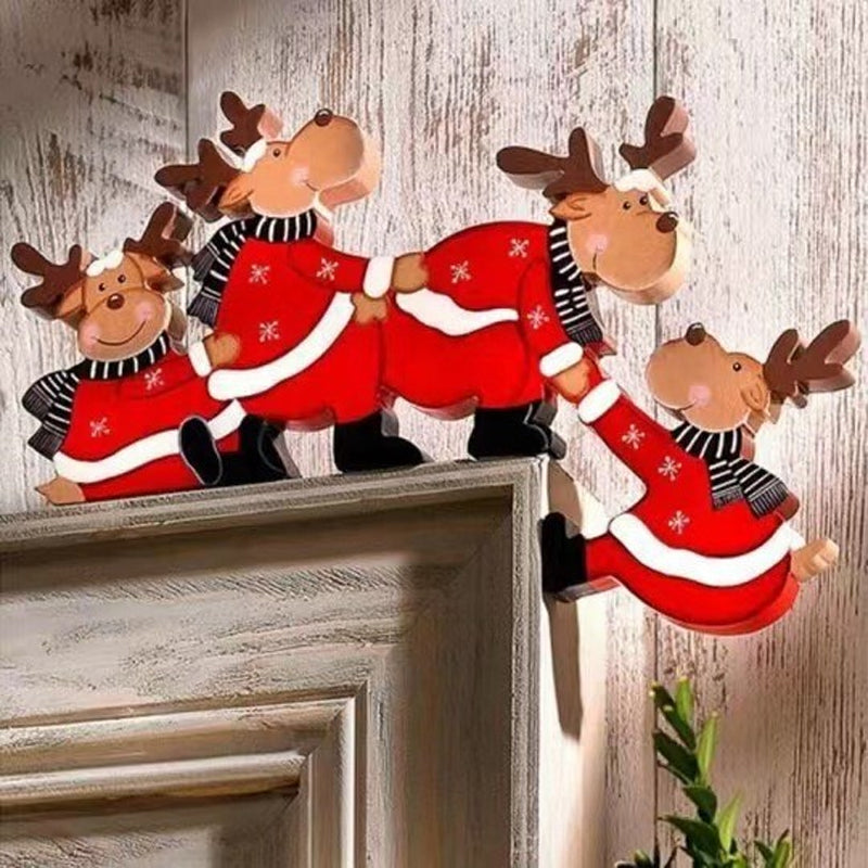 Julgarderob och Hylldekoration | Träprydnad