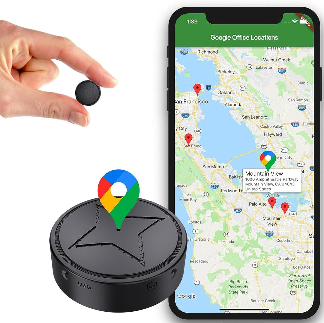 Mini GPS Spårare | Live-Spårning i Realtid för Fordon och Tillgångar