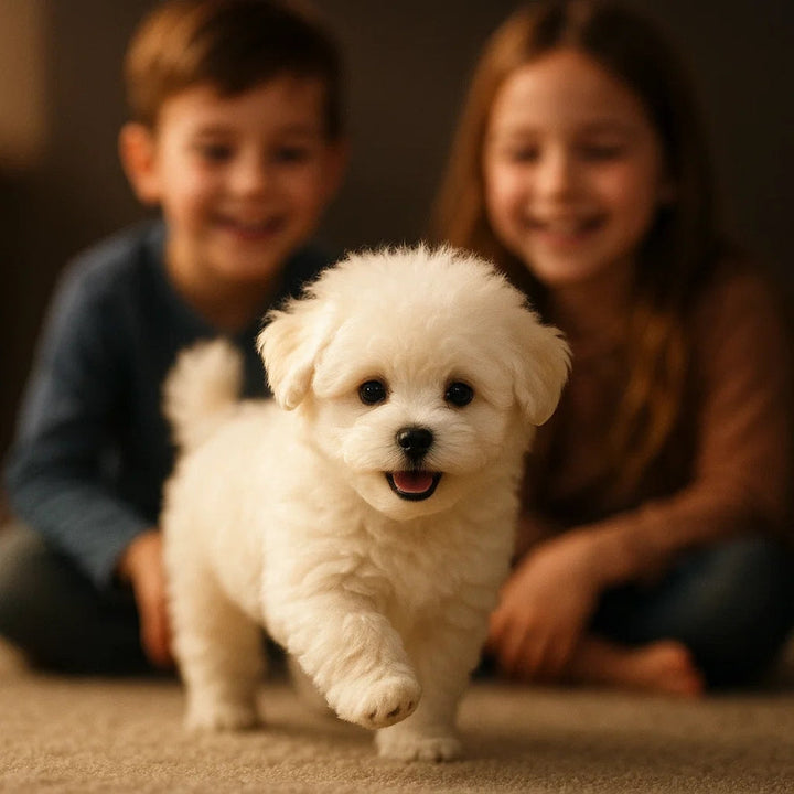 Realistisk Interaktiv Plyschvalp Leksak