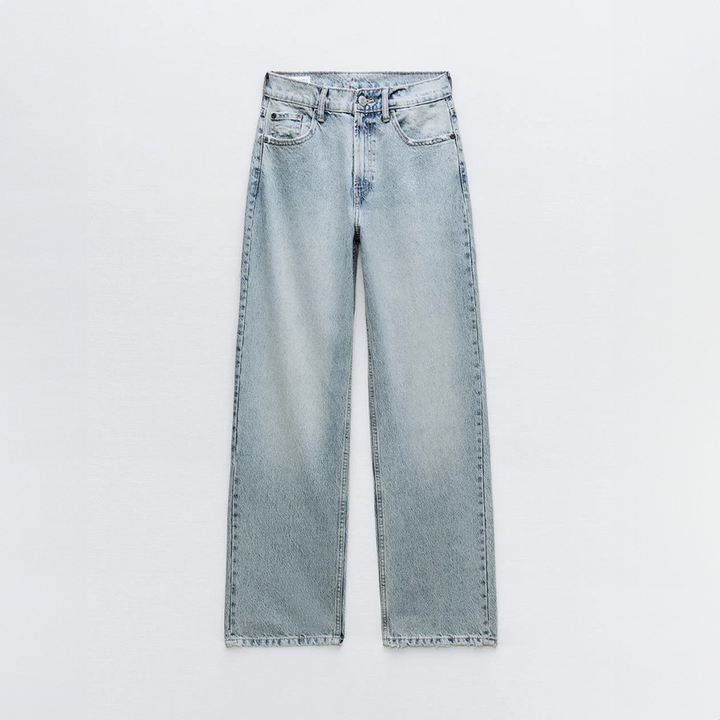 Luma | Dam Eleganta Hög-Midja Jeans