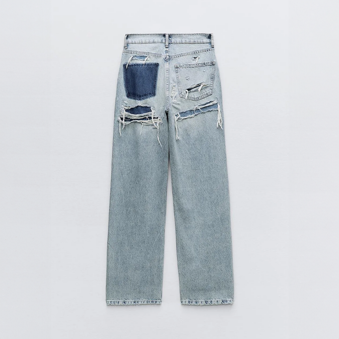 Luma | Dam Eleganta Hög-Midja Jeans