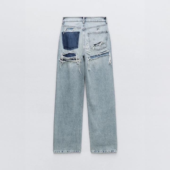 Luma | Dam Eleganta Hög-Midja Jeans