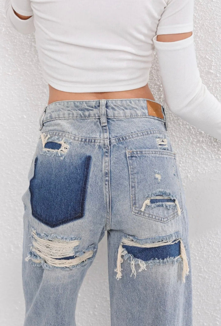 Luma | Dam Eleganta Hög-Midja Jeans
